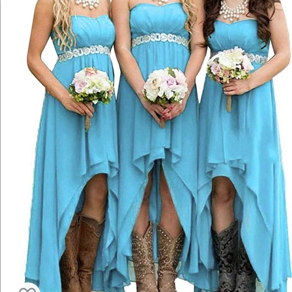 Bridesmaid western dress